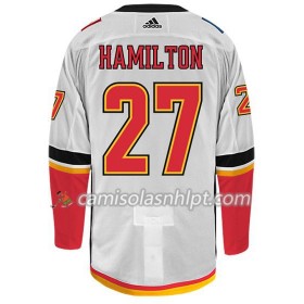 Camisola Calgary Flames DOUGIE HAMILTON 27 Adidas Branco Authentic - Homem